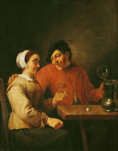 酒飲み 作： Adriaen Brouwer